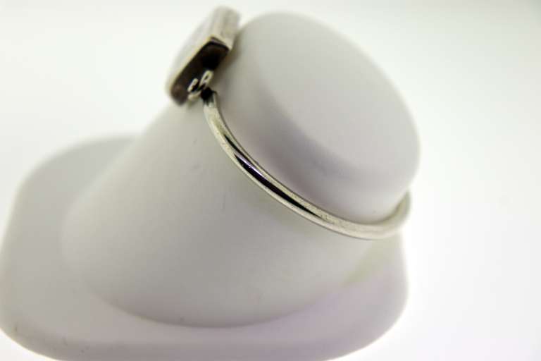 Sterling Silver Thin Initial Cuff Bracelet