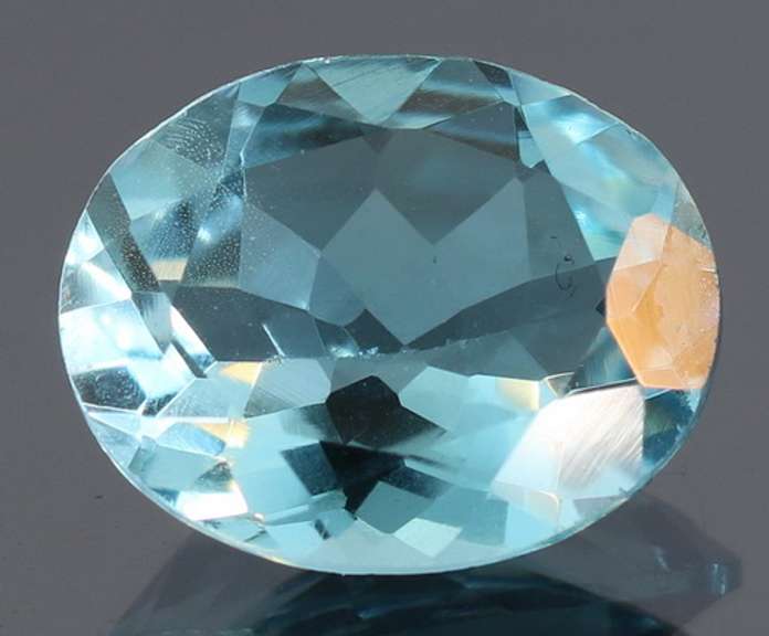 Classic Oval 3.41ct Swiss Blue Topaz