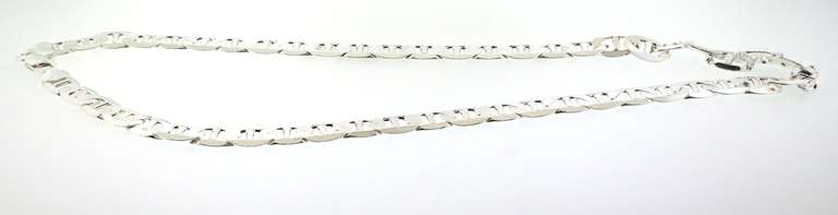 Beautiful Sterling Silver Marina Chain Necklace