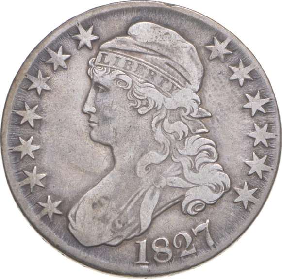 1827 Capped Bust Half Dollar - O-135