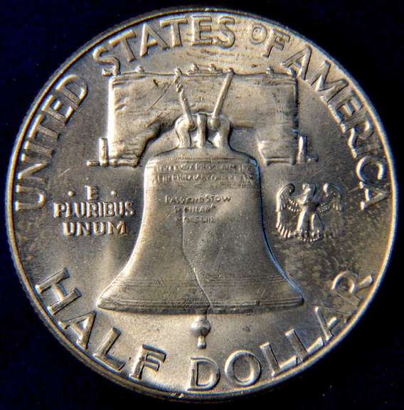 Lot Of 2 1953 Franklin Half Dollars, BU.