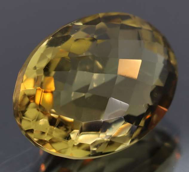 Brilliant! 36.89ct top burnished gold unheated Citrine