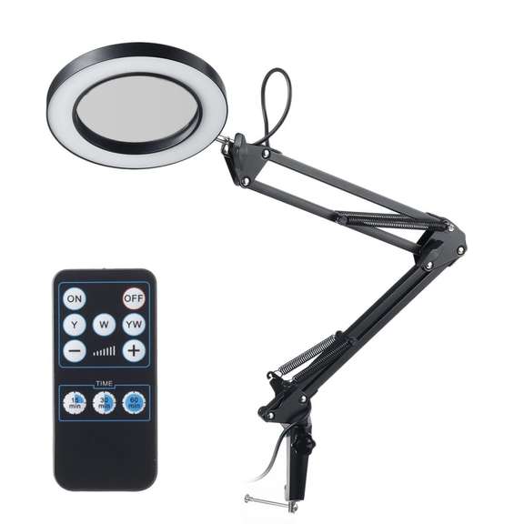 Flexible Desk Magnifier 5X USB LED