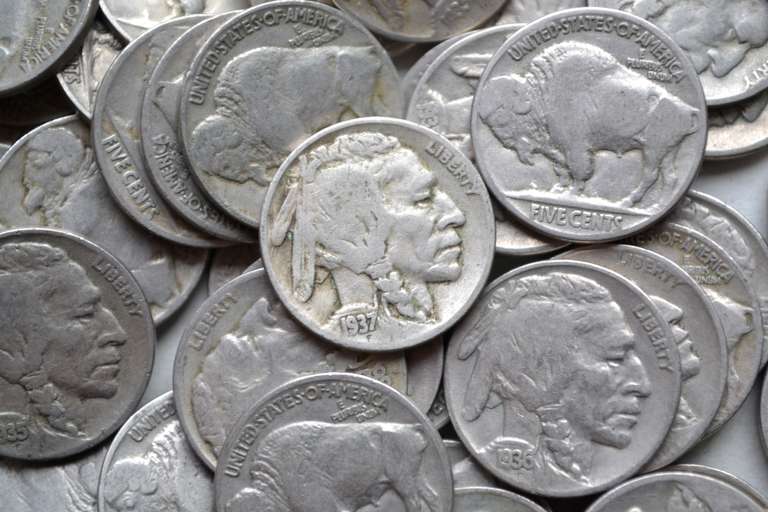 80 Unsearched Full Date Buffalo Nickels