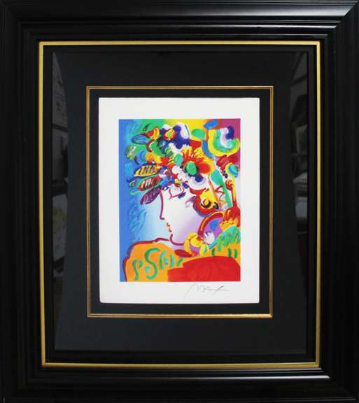 ORIGINAL HAND SIGNED PETER MAX BEAUTY 2016  MAX BEAUTY