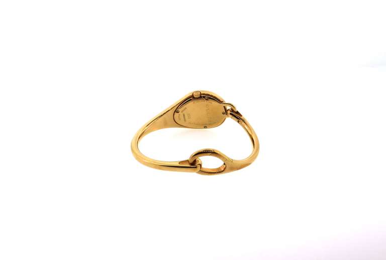 Gucci 103 G Floral Dial Gold Tone Stainless Steel Women's Watch