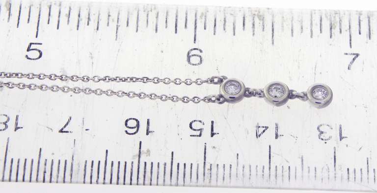 Tiffany & Co Elsa Diamond by Yard Drop Necklace