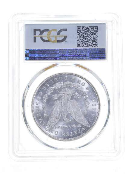 MS63 1878 7TF Morgan Silver Dollar - REV Of 1878 - Graded PCGS