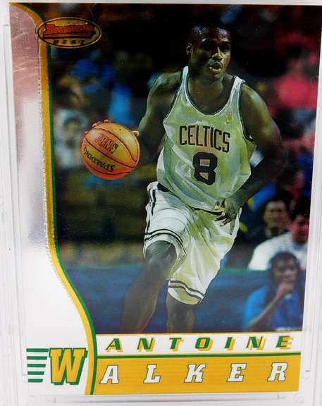 Antoine Walker Finest Rookie Basketball Card, Graded