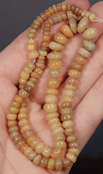 Collectors 83.87ct untreated graduated Opal strand!