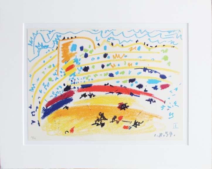 PABLO PICASSO UNTITLED (1.8.57 II) 1961  PICASSO UNTITLED (1.8.57 II)