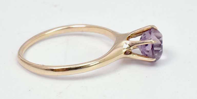 Vintage Amethyst Ring in Gold