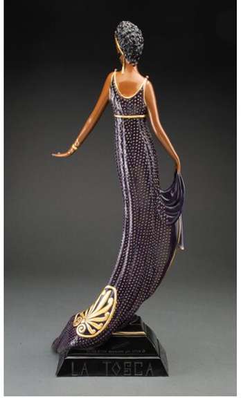 ORIGINAL ERTE BRONZE  LA TOSCA 1989. SIGNED AND NUMBERED BY THE ARTIST  ERTE LA TOSCA