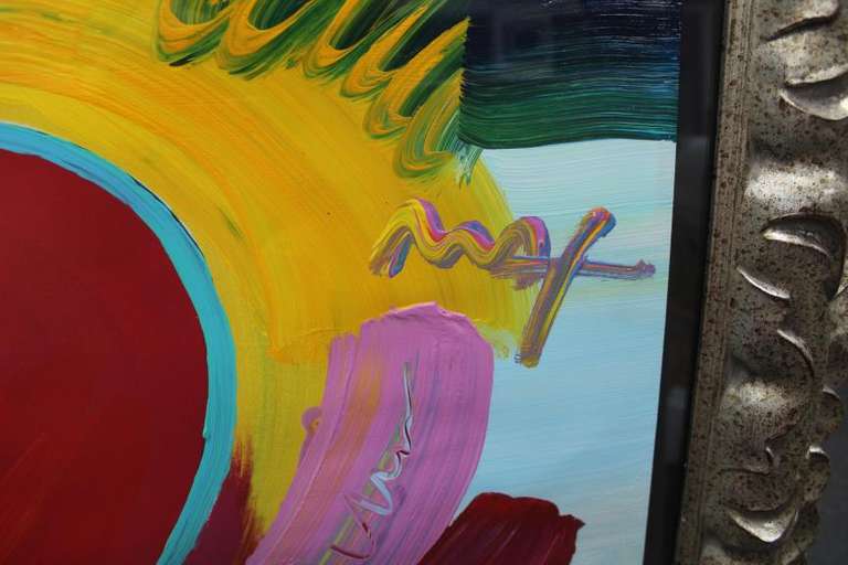 PETER MAX TWO HEARTS AS ONE 2007  MAX TWO HEARTS AS ONE
