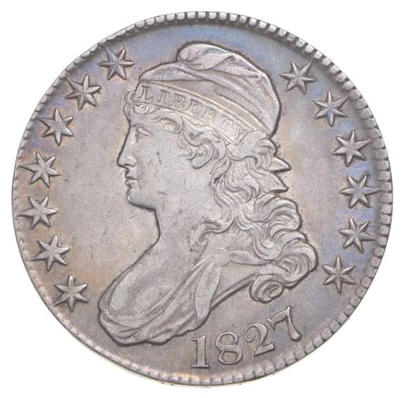 1827 Capped Bust Half Dollar - 111 - R4