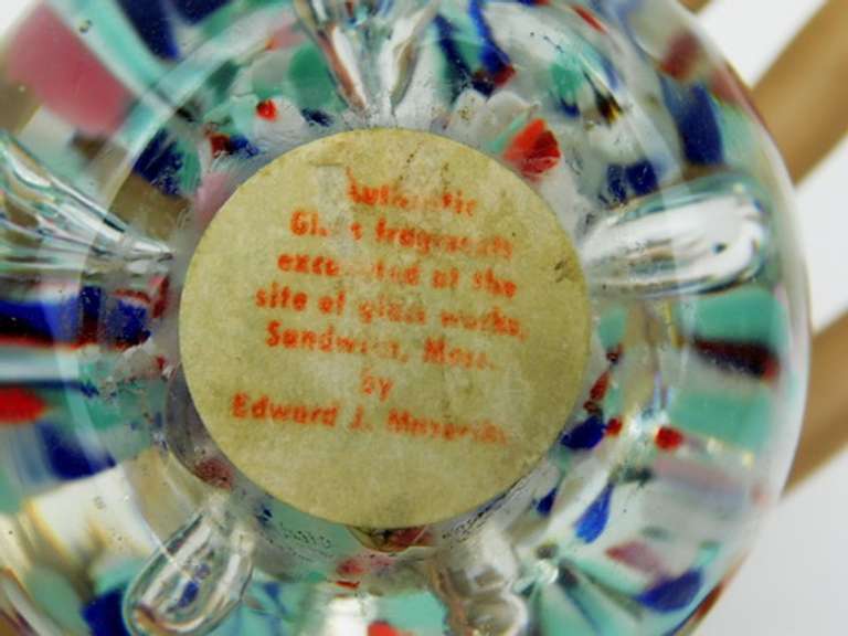 Vintage Mazerski Art Glass Paperweight