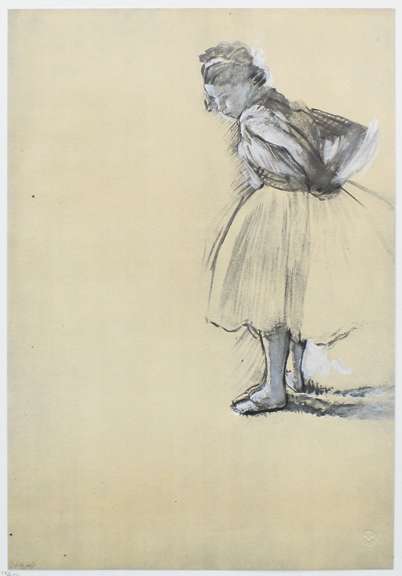 EDGAR DEGAS (AFTER) DANSUESE DEBUT 1922
