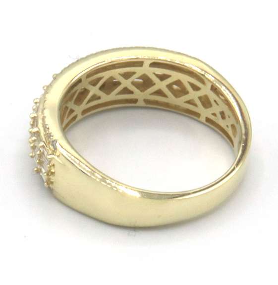 Ideal Yellow Gold Diamond Band