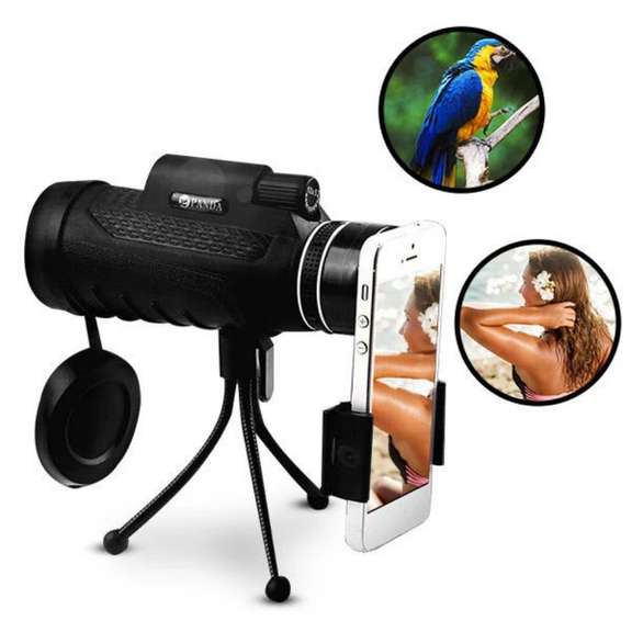 40X60 Monocular Optic Telescope With Tripod Phone