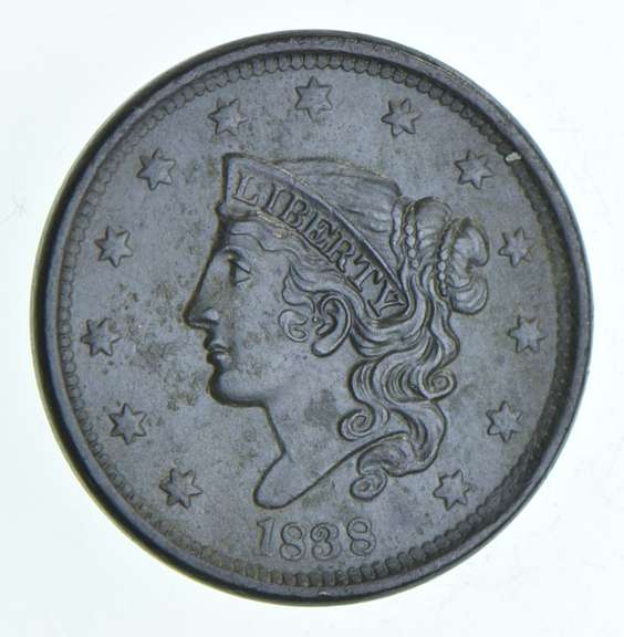 1838 Young Head Large Cent