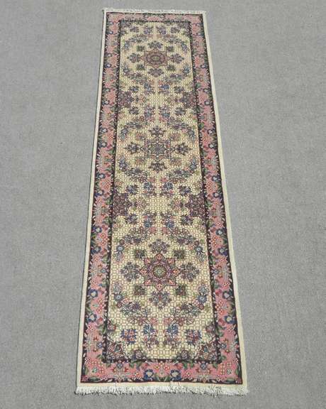 Spectacular w/Silk Persian Tabriz 9.5x2.8