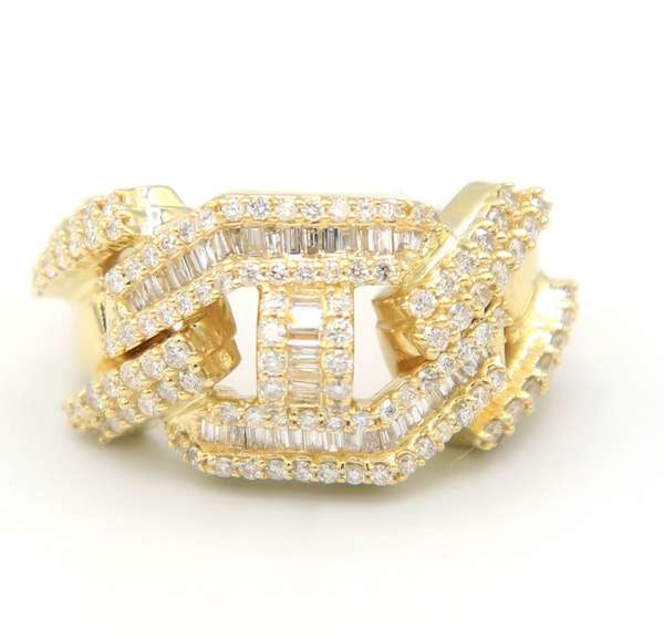 Incredible Yellow Gold Diamond Ring