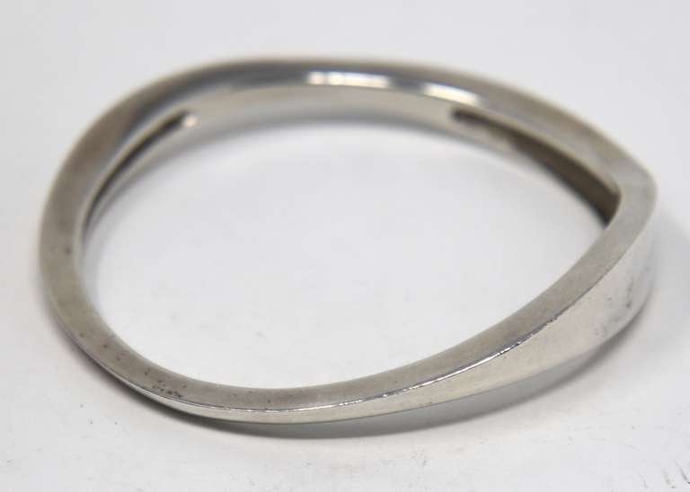 Vintage 925 Sterling Silver Bangle Bracelet