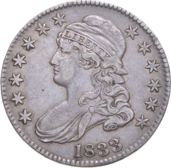 1833 Capped Bust Half Dollar - O-101
