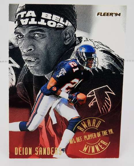 Deion Sanders 1994 Fleer Rookie Football Card