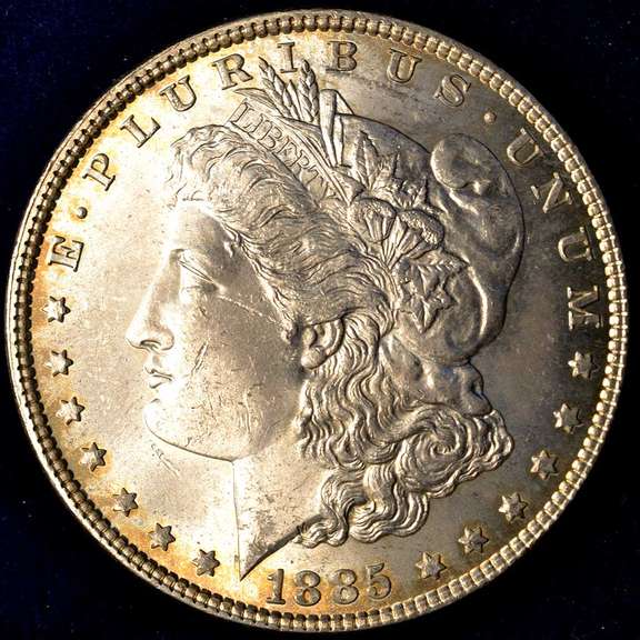 1885 Morgan Silver Dollar BU.