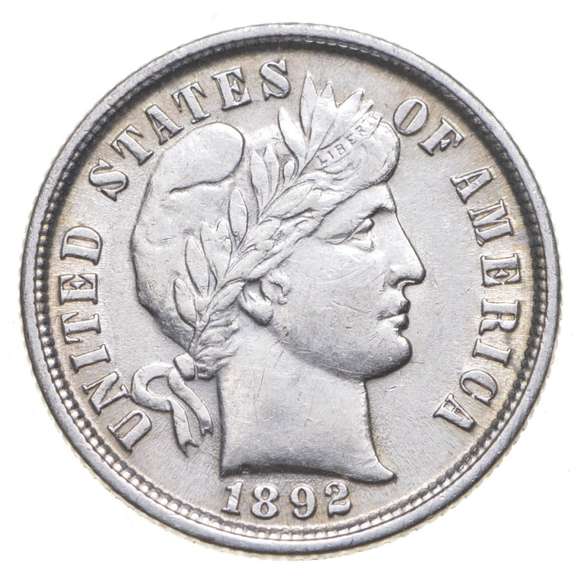 1892 Barber Dime