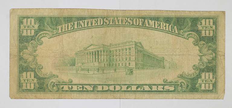 1929 $10 National Currency Note - Keewatin, MN