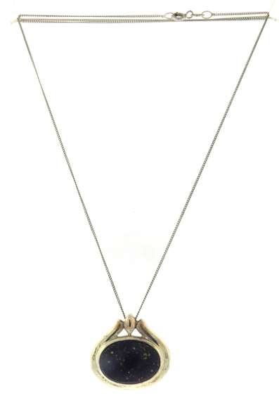 Sterling Silver Lapis Necklace