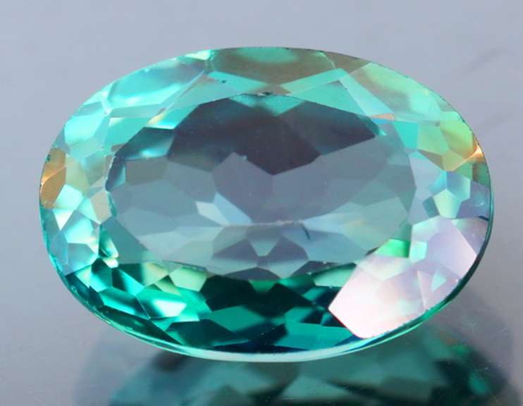 Glittering 7.48ct brilliant green Mystic Topaz
