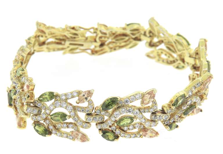 Sterling Silver Multi Gemstone Bracelet