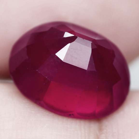 Huge 13.83ct rich blood red Ruby