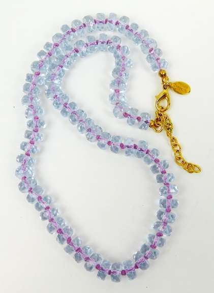 Phillip Bloch Crystal Rondelle Necklace