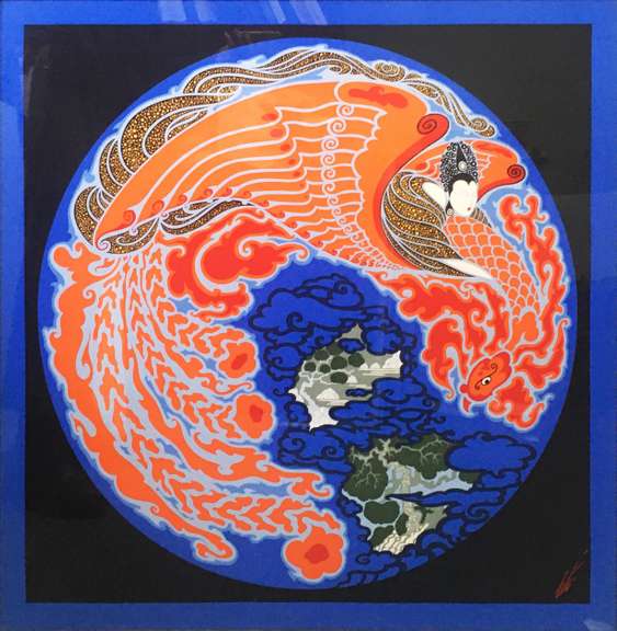 VERY RARE LIMIED EDITION ERTE DREAM VOYAGE (SILK SCARF) ERTE DREAM VOYAGE (SILK SCARF)