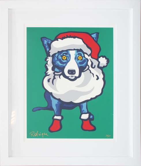 VERY COLLECTABLE GEORGE RODRIGUE HO HO HO 2000 RODRIGUE HO HO HO