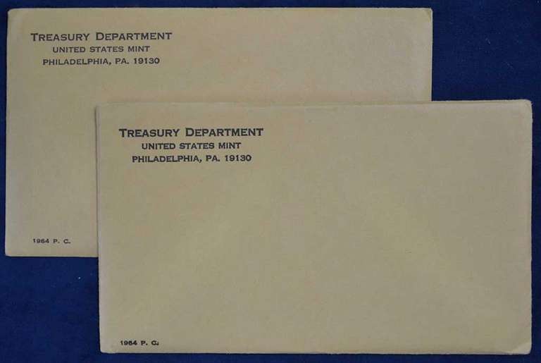 Lot Of 2 1964 United States Mint Proof Sets.