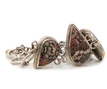 Fancy Agate Link Bracelet in Sterling