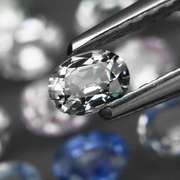 Heated only top blue 4.20ct Sapphire set