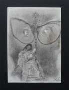 SALVADOR DALI ORIGINAL LITHOGRAPN IN COLORED FROM BIBLE SERIES  GLORIA VULTUS MOYSI 1969  DALI ANTEQUAM EXHIRES DE VULVA SACTIFICAVITE