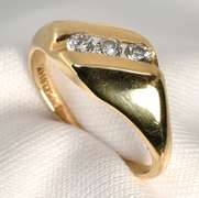 Sweet Little 3 Diamond Ring