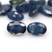 Heated! 8.74ct Royal blue Sapphire set from Madagascar
