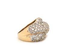 Masterpiece Diamond Dome Wedding Band in Yellow Gold