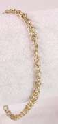 Classy 14k Double Link Bracelet Feat A Distinct Safety Lock
