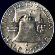 Lot Of 2 1953 Franklin Half Dollars, BU.