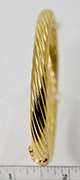 Ever-Popular 18K Heavy Ridged Bangle