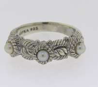 Judith Ripka Cultured Fresh water Pearl Ring